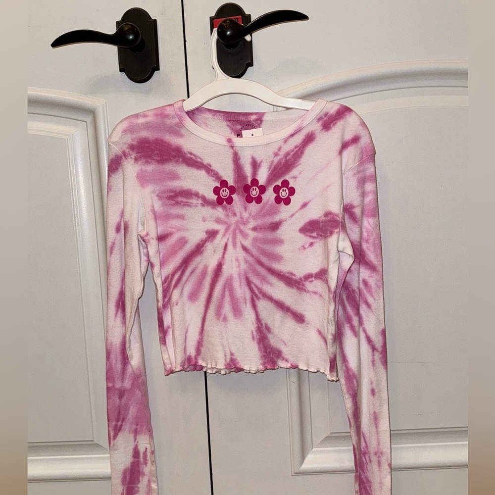 NWT! Pacsun Pink Tie-Dye XS Long Sleeve